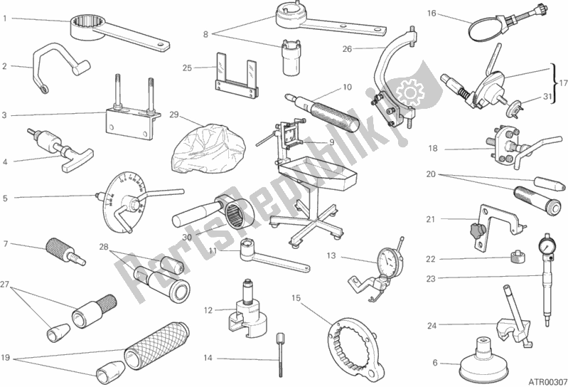All parts for the Workshop Service Tools, Engine of the Ducati Monster 796 ABS 2013